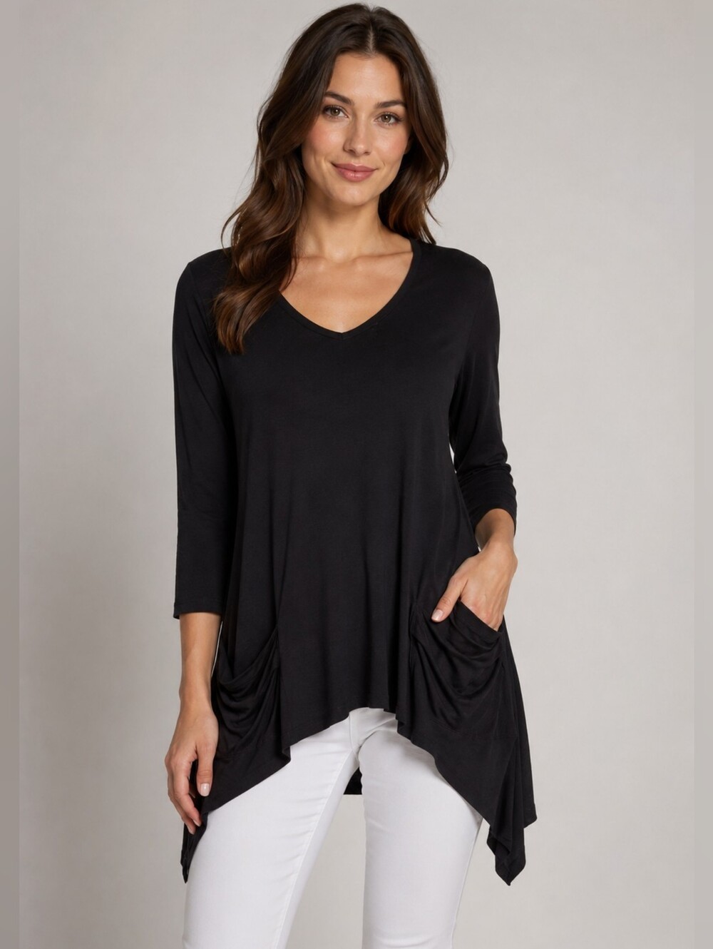 Kim & Cami black blouse